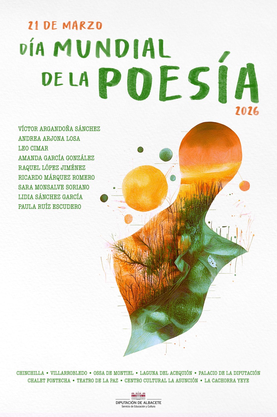 cartel día mundial de la poesía 2026